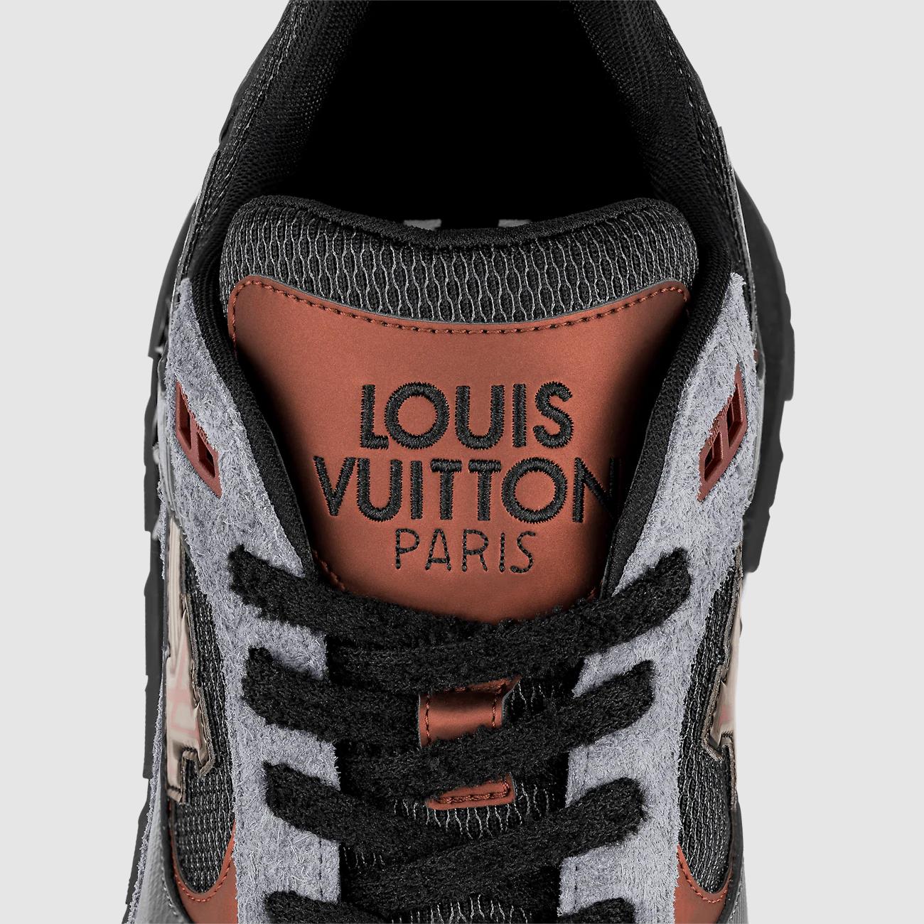 Giày Thể Thao Louis Vuitton Run Away Nam Xám Cam